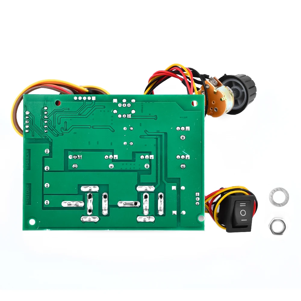 PWM DC Motor Speed Controller DC 10-55V Digital LED Display 0-Adjustable Drive Module Input MAX 60A 12V 24V 36V 48V