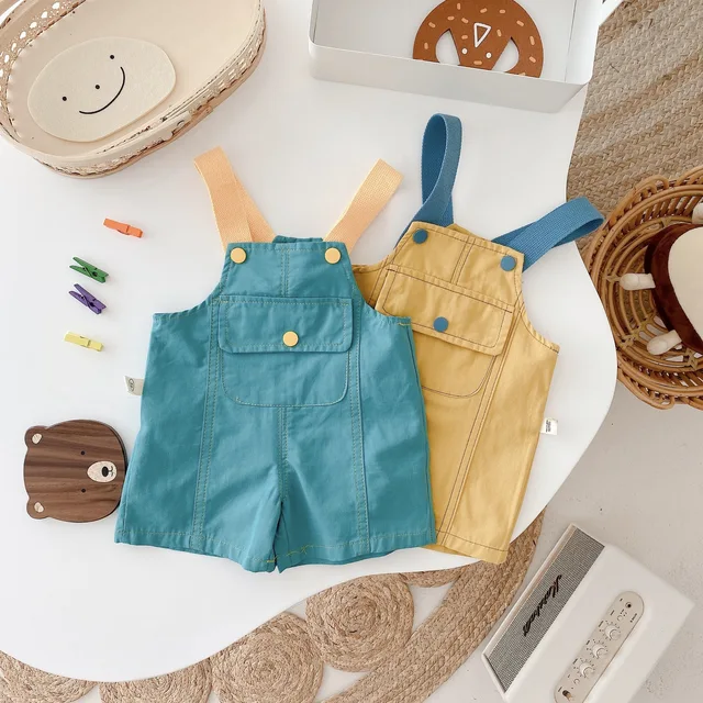Shirt Baby Girl Denim Overalls Spring/Summer Pcs Denim Overall