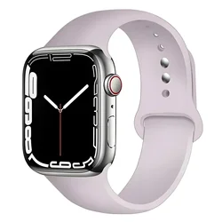 Premium Silicone Strap for Smartwatch - Durable and Stylish Bracelet Replacement Band (66 New Pink Sand)