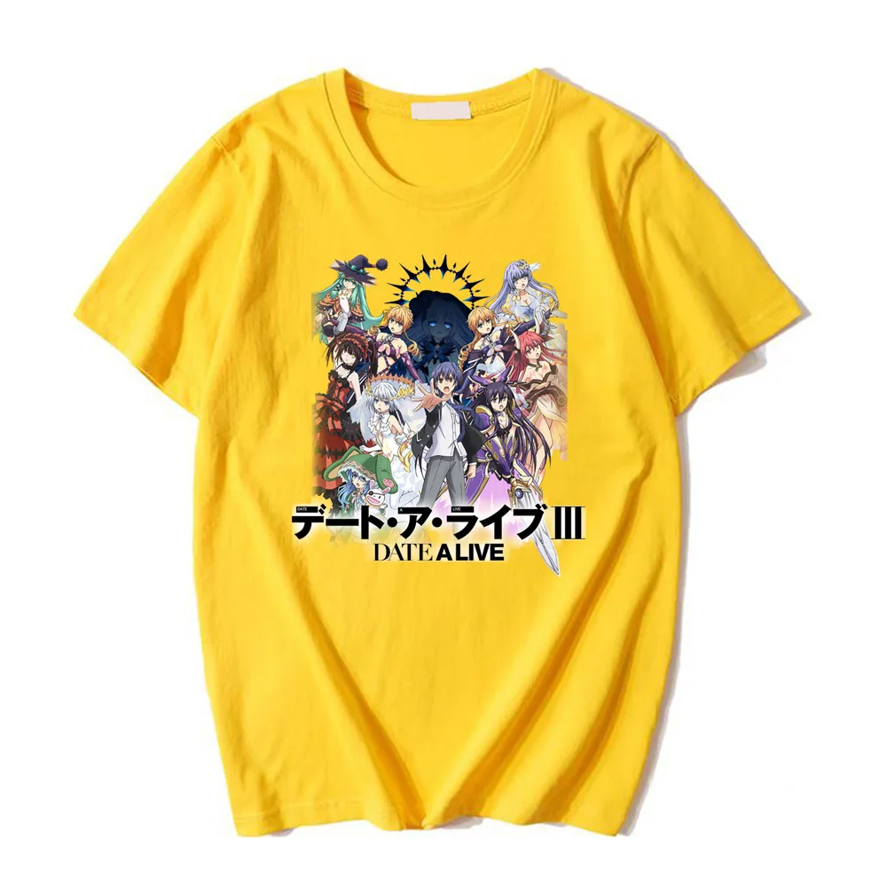 Anime Date A Live IV 4 Yatogami Tohka Tokisaki Kurumi Kotori Itsuka T-shirt  Cosplay Costume Men Women Short Sleeve Tee Tops Gift - AliExpress