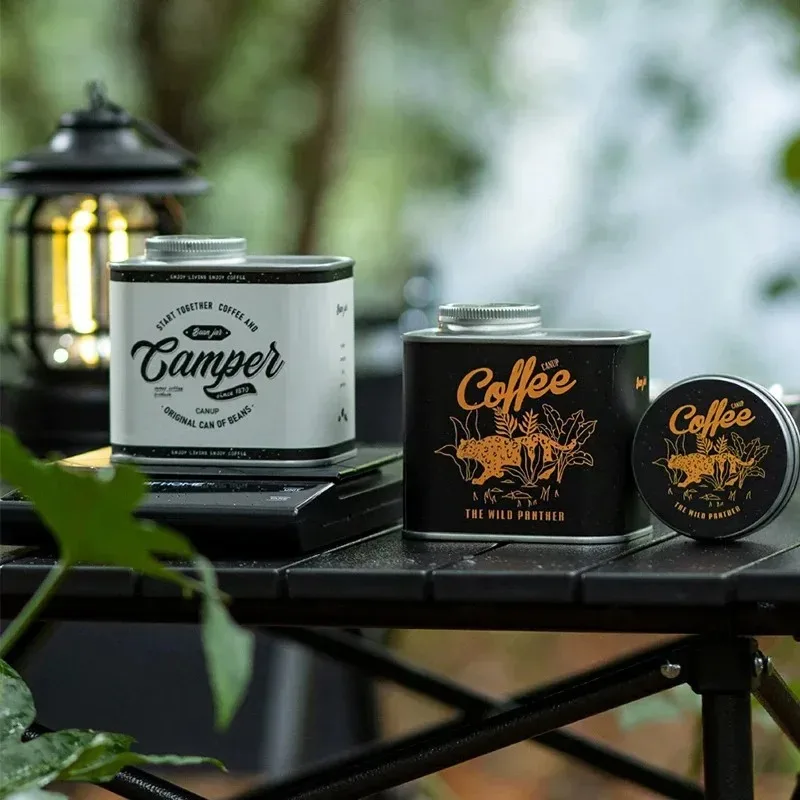 1/2pcs Household Kitchen Storage Jar, Sealed Coffee Bean Jar, Outdoor Camping Coffee Bean Moisture-Proof And Fresh-Keeping Jar - Image 3