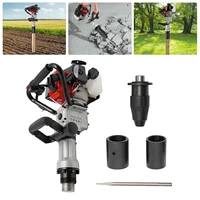 Gas-Powered Post Driver 32.7cc Gasoline Piling 2-Stroke Engine Single Cylinder Gasoline Petrol Garden Fencing Tool Machine 1