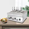 6-hole Noodle Cooking Stove Commercial Hot Spicy Noodle Machine Spicy  Electric Heating Noodle Stove 1