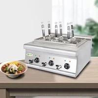 6-hole Noodle Cooking Stove Commercial Hot Spicy Noodle Machine Spicy  Electric Heating Noodle Stove 1