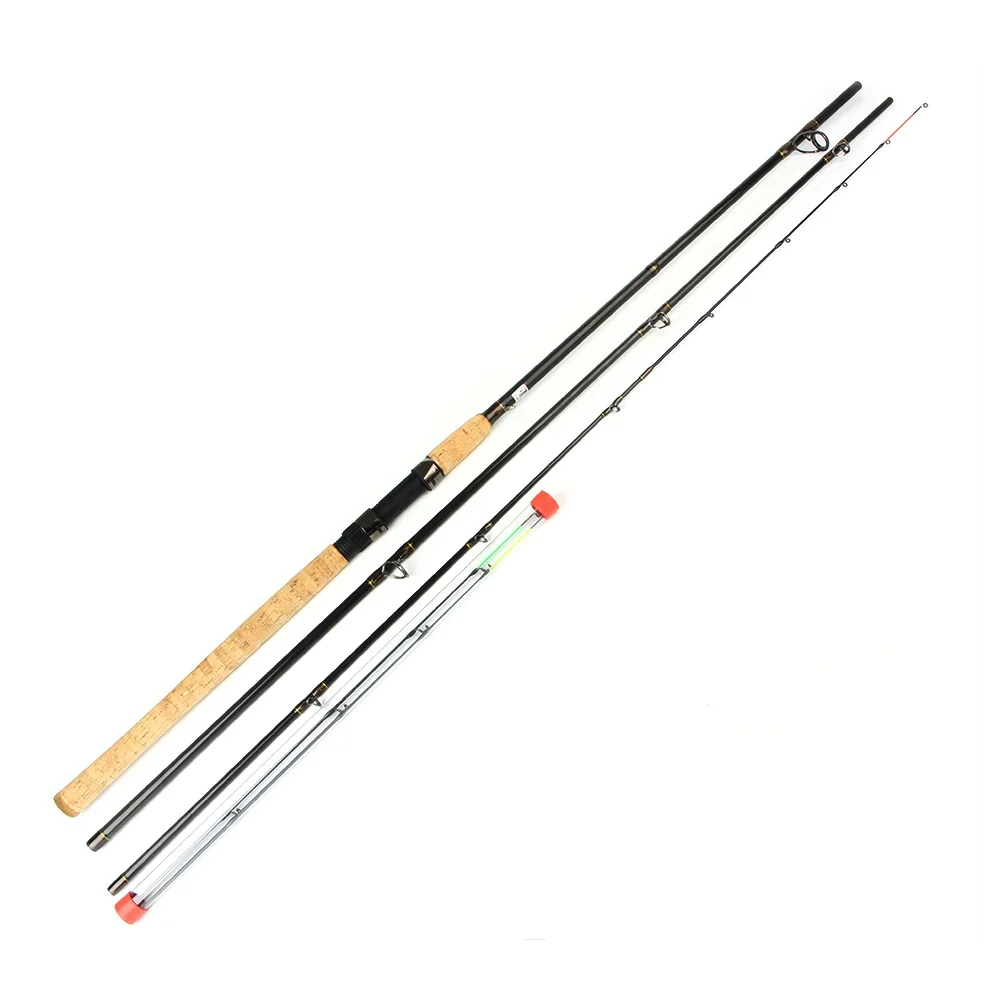 

3.3M 3.6M 3.9M Spinning Fishing Rod Carbon Fiber 60-160G Top Tips 3 Sections Feeder Rods Wooden Handle Carp Fishing Rods