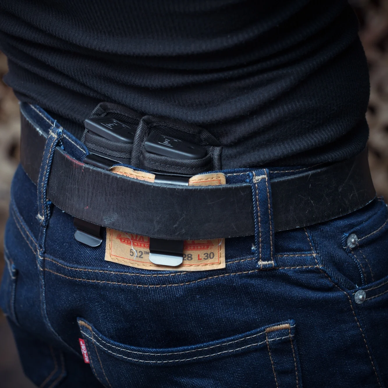 Universal Magazine Pouch Holster with Belt Clip