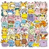 10/30/50/100pcs Cute Anime Pokemon Pikachu Gengar Stickers Kawaii Cartoon Kids Sticker Toy Phone Notebook Laptop Graffiti Decals 2