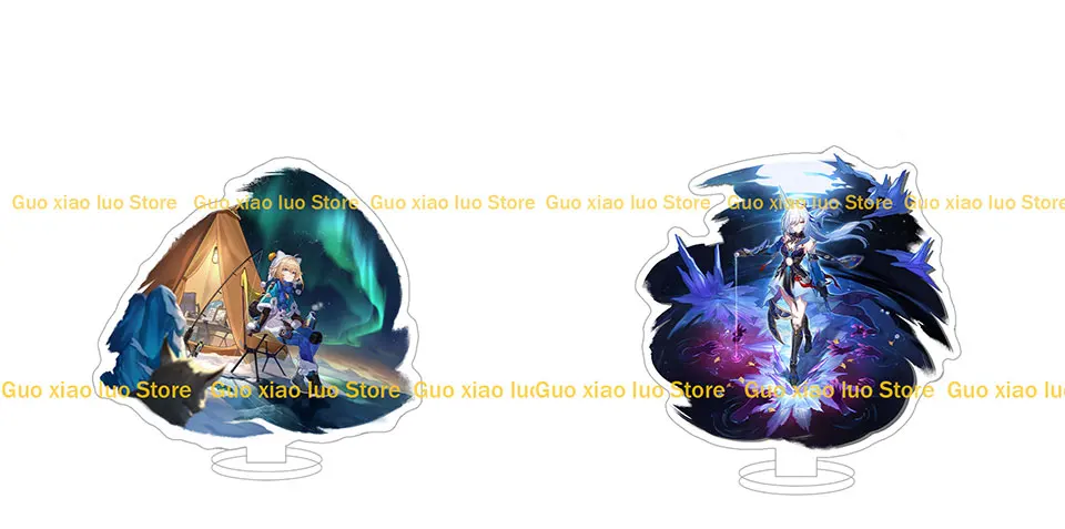 Honkai Star Rail Offizielle neue Skins Sunday Rappa Lingsha Feixiao Moze Jiaoqiu Yunli 7. März Jade Acrylständer Schreibtischornament – Detail 6