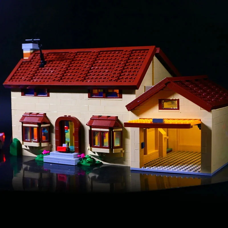 LED Light Kit For LEGO 71006 The Simpsons House compatible 16005