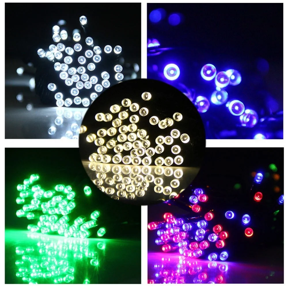 

15m 100 Led Solar String Lights Fairy Christmas Lights Waterproof 100 Led Garland Light String Outdoor Garden Party Wedding