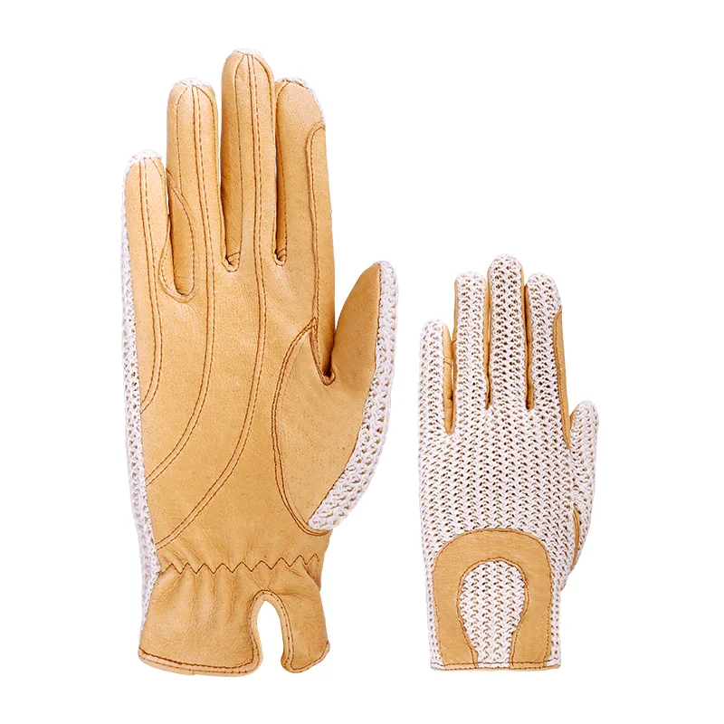 cavassion Line back equestrian Gloves Rider equipment horse riding gloves Breathable wear resistant gloves8104121
