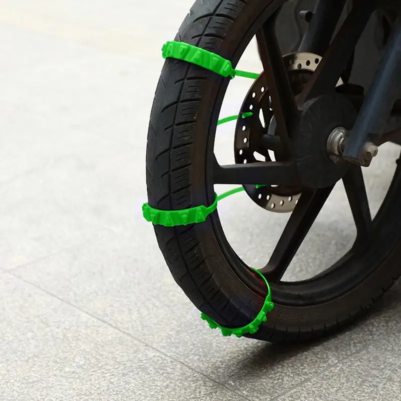 Car Tire Snow Chain 2pcs Winter Tire Chains anti-slip motorcycle bike snow chains Winter Outdoor Snow Emergency Anti-Skid