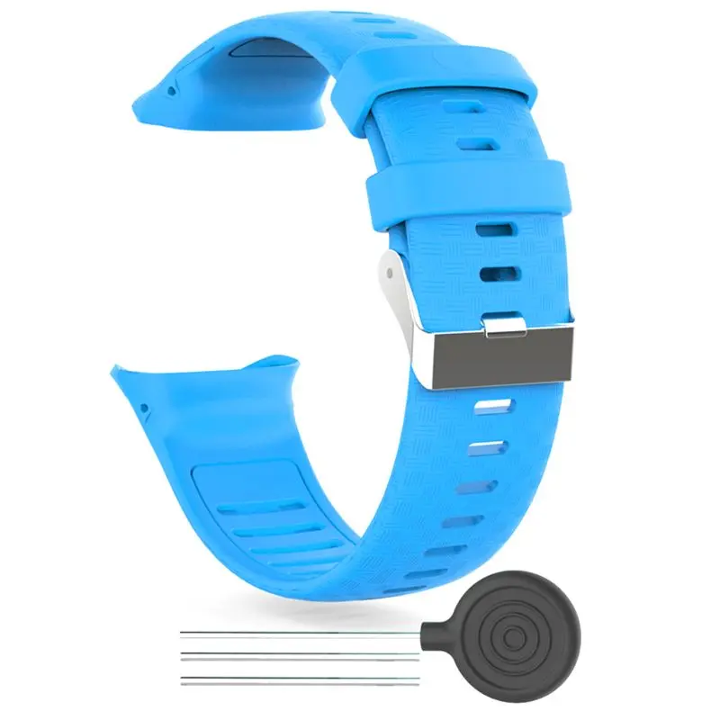 Cinturino Di Ricambio HappyTop In Silicone Per Polar Vantage V - Arancione, Morbido, Regolabile, 220mm