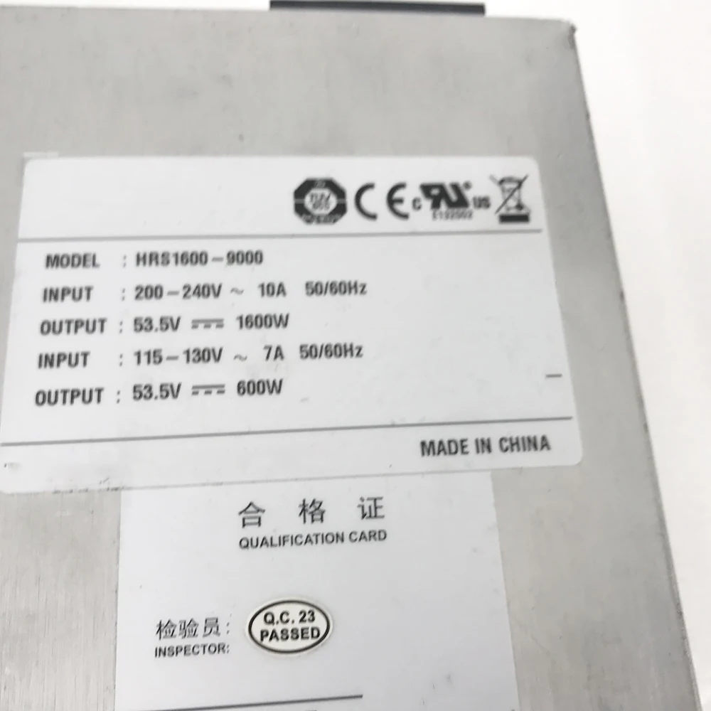 HRS1600-9000 For EMERSON Communication Power Supply 200-240v 53.5V 600W 5 HRS1600-9000 For EMERSON Communication Power Supply 200-240v 53.5V 600W - Image 3