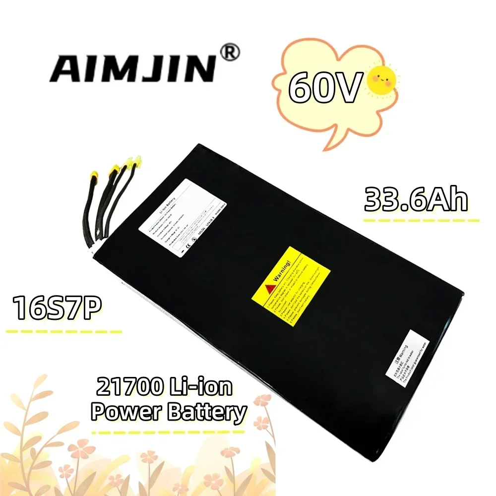 

New 16S7P 21700 60V 33.6Ah Li-ion Battery Pack,For Lithium Ion