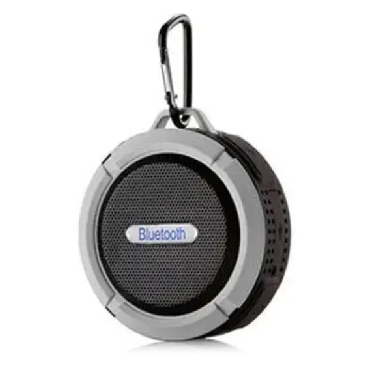 Bluetooth hoparlör kablosuz su geçirmez vantuz açık spor ses kutusu Mini Subwoofer duş araba akıllı telefon için MIC TF C6