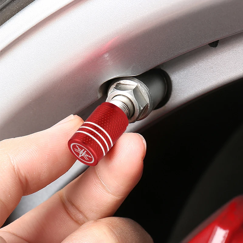 Motorcycle Wheel Tire Valve Stem Caps CNC Airtight Covers For Yamaha R1 R3 R25 Mt-09 Mt07 Fazer Fz6 Xj6 R15 TMAX YS125 XTZ125 motorcycle accessories