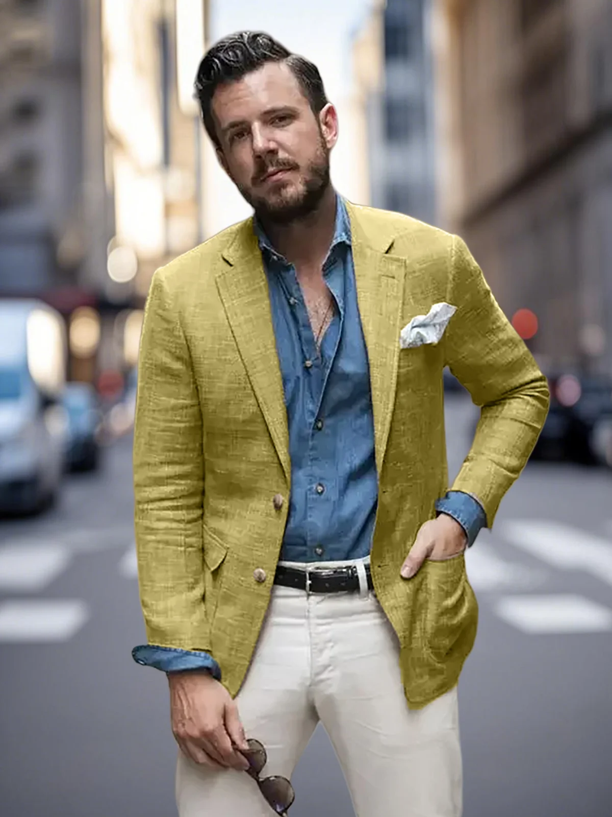 2026ANNIEBRITNEY Casual Linen Suits for Men Slim Fit Tuxedo Men Suit Blazer  Trajes Para Hombre Bleizer Masculino Custom Man Suit - AliExpress 200000343