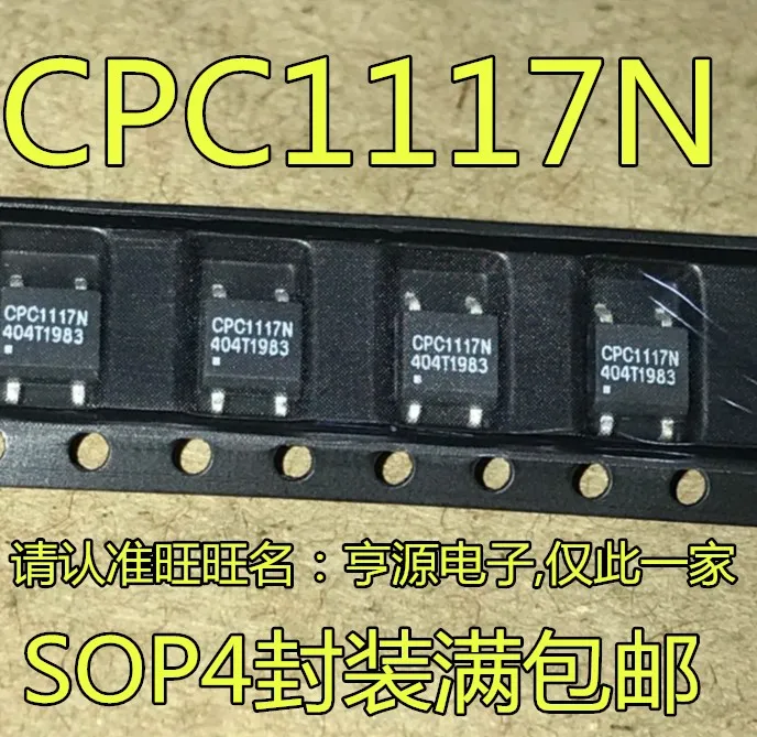 

5pcs original new Optocoupler CPC1117N Optocoupler Chip CPC1117NTR SOP4