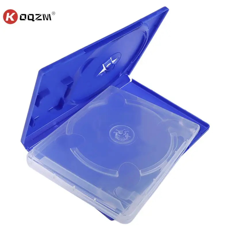 1Pc Blue Cd Game Case Cover Scatola Protettiva Per Ps2 Ps3 Game Disk Holder Cd Dvd Discs Storage Box Per Ps2 Ps3 Accessori Di Gioco