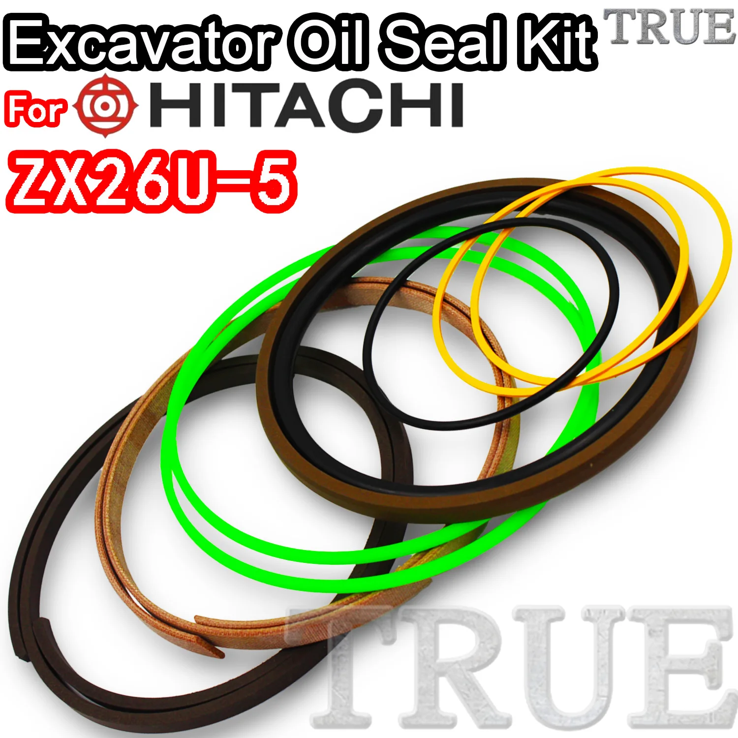 

For ZX26U-5 Hitachi Oil Seal Excavator Repair Kit ZX26U 5 Rebuild Parts MOTOR Piston Rod Shaft Replacement Dust Bushing FKM BOOM