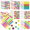 327-2250pcs Cute Notebook Laptop Decals Star Number Letter Reward Sticker For Teacher Parent Kids Gift Toys 1