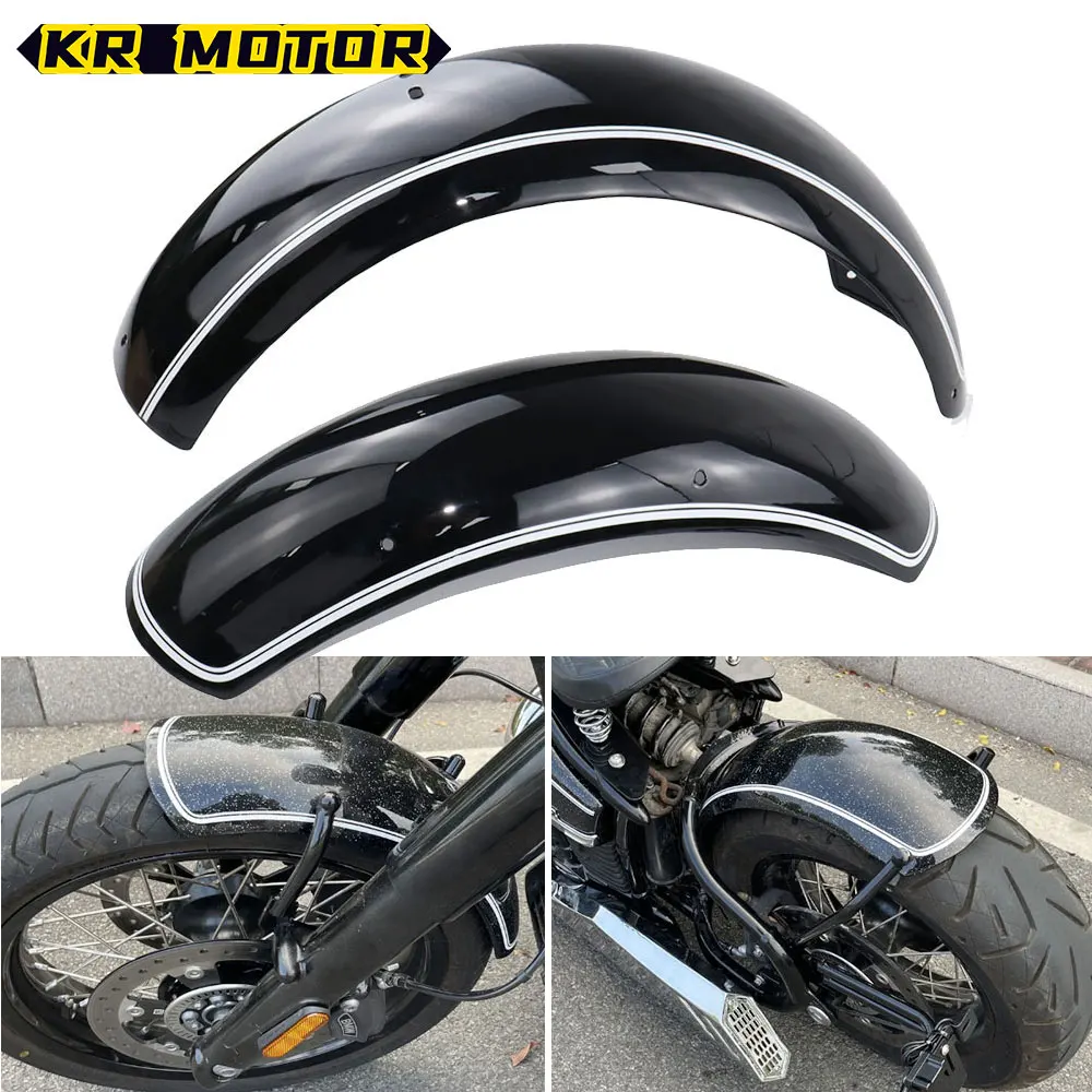 Motorcycle-Fit-R-18-Front-Rear-Fender-Bobber-Style-Mudguard-Mud-Splash ...
