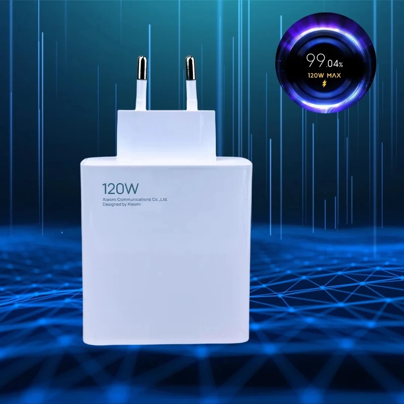 Oiginal 120W Charger Turbo Fast Charge Eu Us Hypercharge Adapter for Xiaomi...