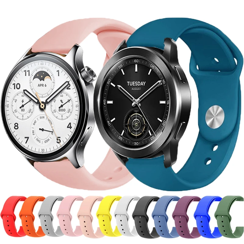 Versatile Silicone Sports Watch Band - 22mm Bracelet Strap