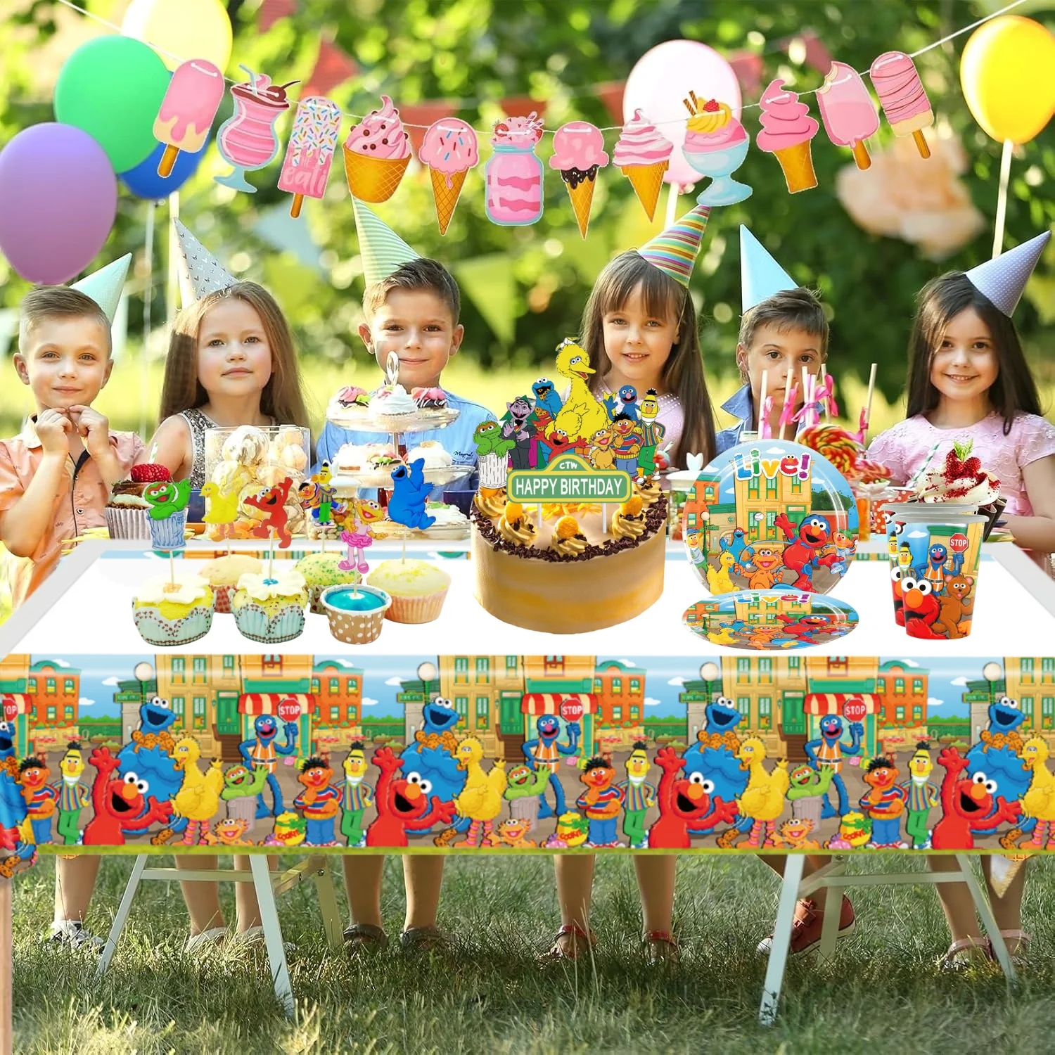 Sesame Street Poster No Framed Poster Kraft Club Bar Paper Vintage Poster  Wall Art Painting Bedroom Study Stickers From Homemarket10, $21.71 |  DHgate.Com, image size:1500x1500