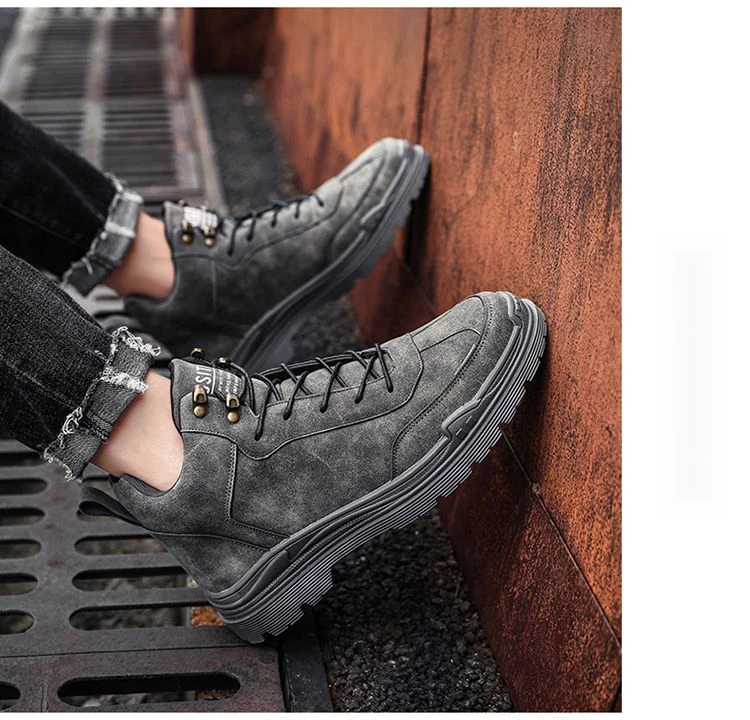 Warm Work Boots For Men Velvet Lined Winter Shoes Cold Resistant_voghion.com