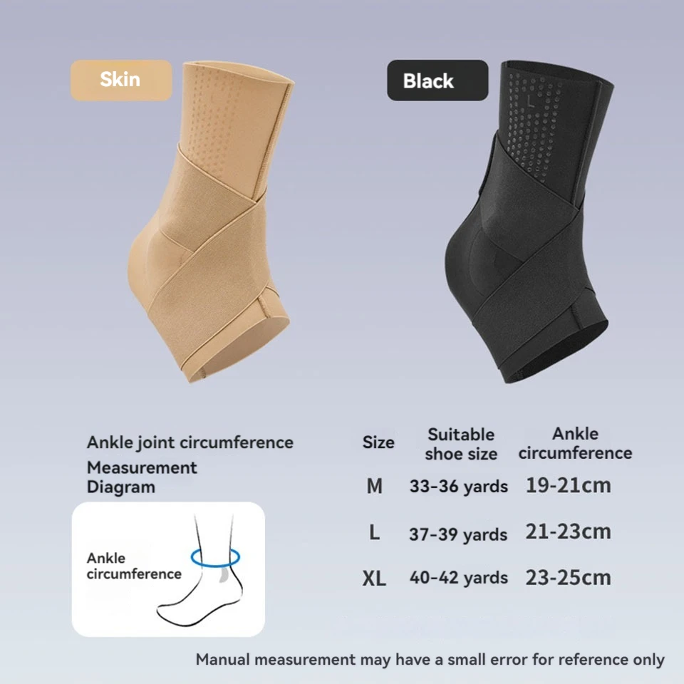 AOLIKES Ankle Brace,Compression Ankle Support,for Men and Women with Sprained Ankles, Wrap Stabilizing Ligaments