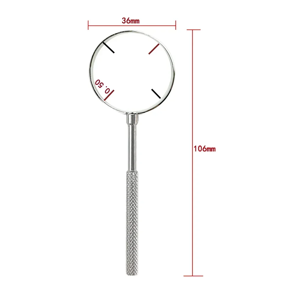 1 Pc Optical Cross Cylinder Lens Tool -0.25 -0.50D -0.75D 1.0D Optical Instruments Ophthalmic Lens Diopters CC-1