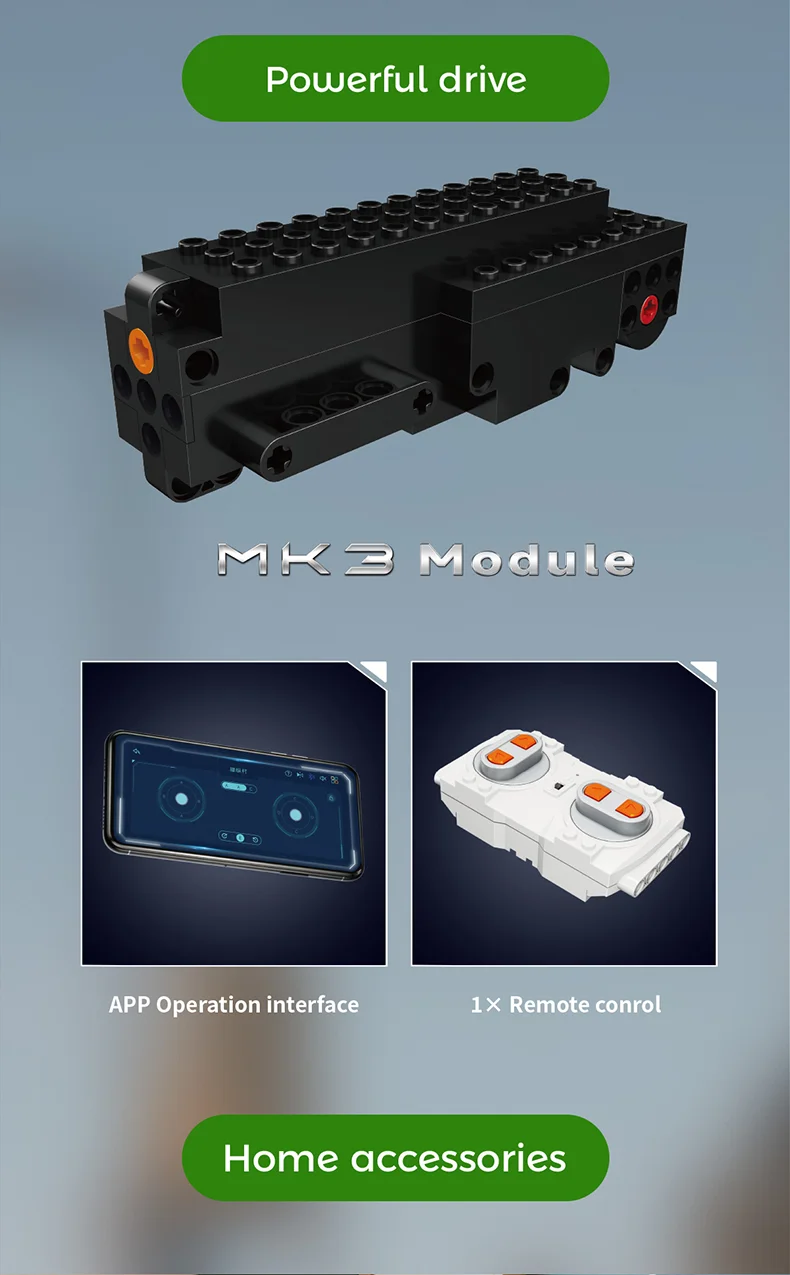 Mould King 17093 Technisches Auto-Spielzeug Der RC Crawler Traktor Baustein-Set Technik-LKW-Modell Bausteine Kinder Weihnachtsgeschenk – Detail 6