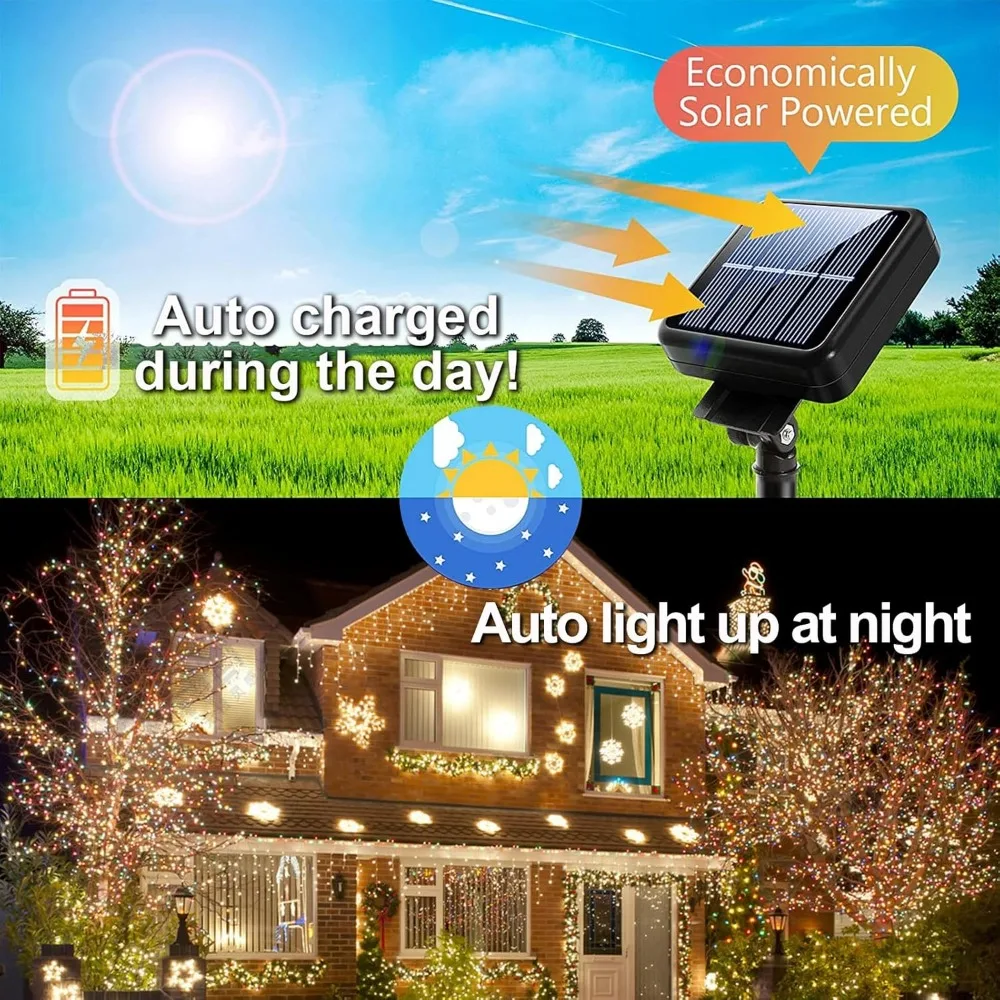 50 Led Solar String Light Fairy Garden Waterproof Outdoor Lamp 7M Garland  For Christmas Xmas Holiday Party Home Decoration - AliExpress, image size:1000x1000