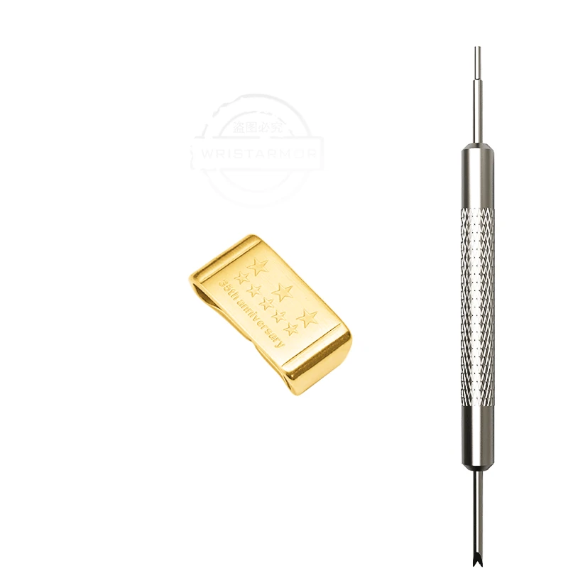 Stainless Steel Watch Band Keeper Loop Accessory