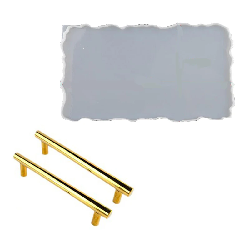 

Силиконовая форма для подноса с ручкой, необычная подставка из эпоксидной смолы