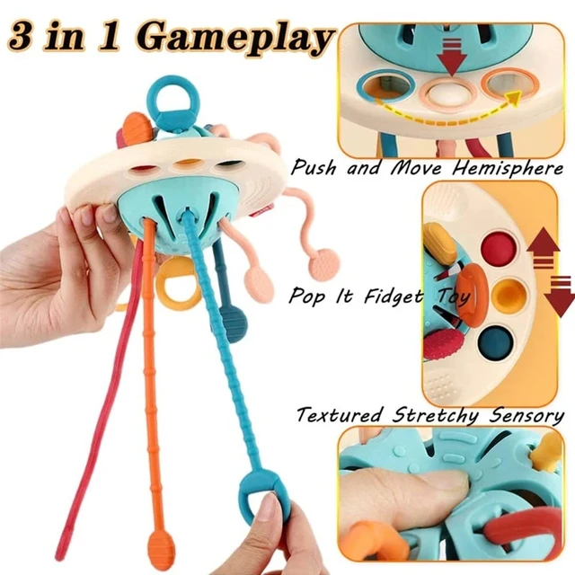 Baby Silicone Training Finger Sensory Toys Montessori Learning Educational Toys For Children Baby Birth 0 12 13 24 Months Gifts 4