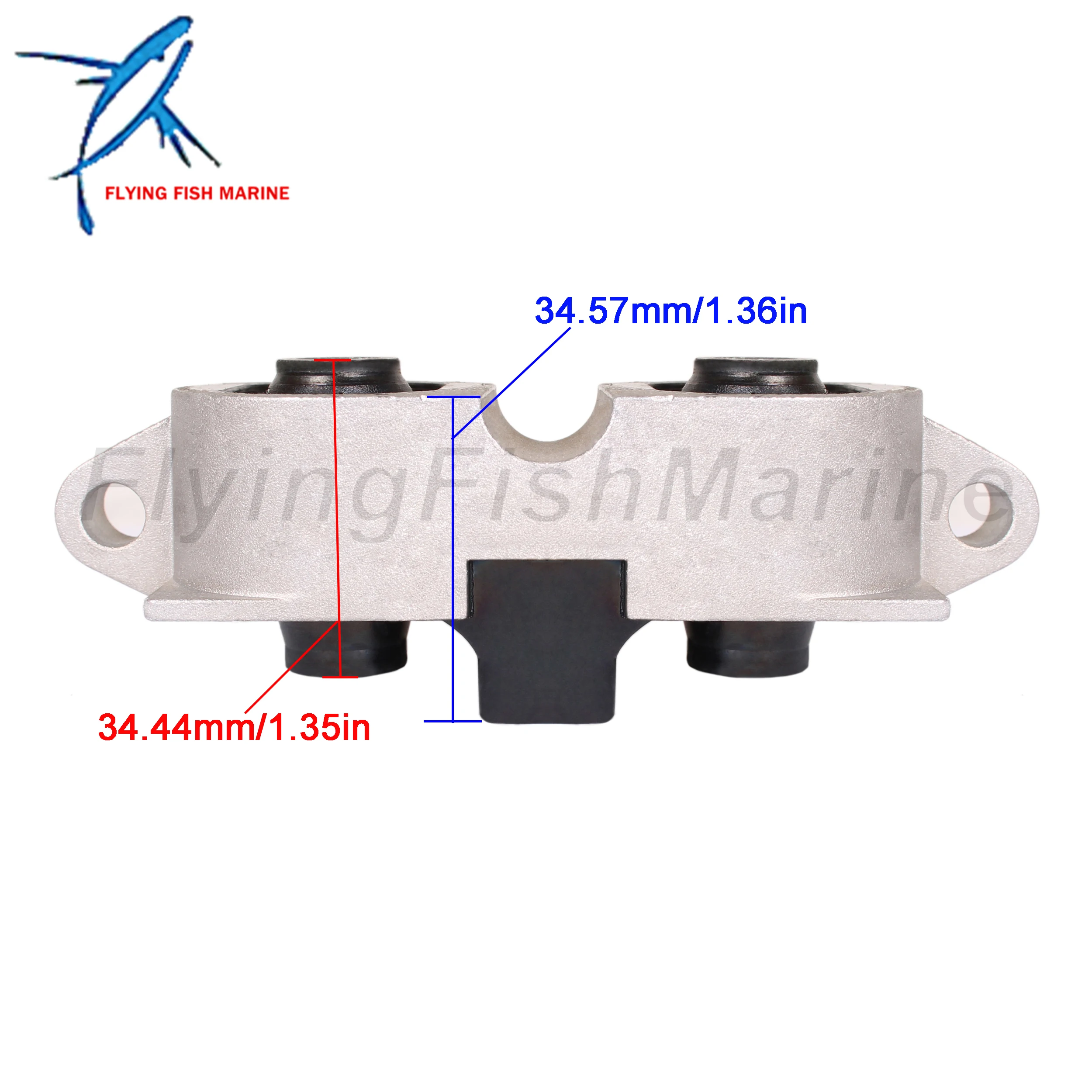 Outboard Engine 68T-44517-00-00 68T-44517-10-00 94 68T-44517-00-94 Rubber Mount Damper Upper Side for Yamaha 8HP 9.9HP F8 F9.9