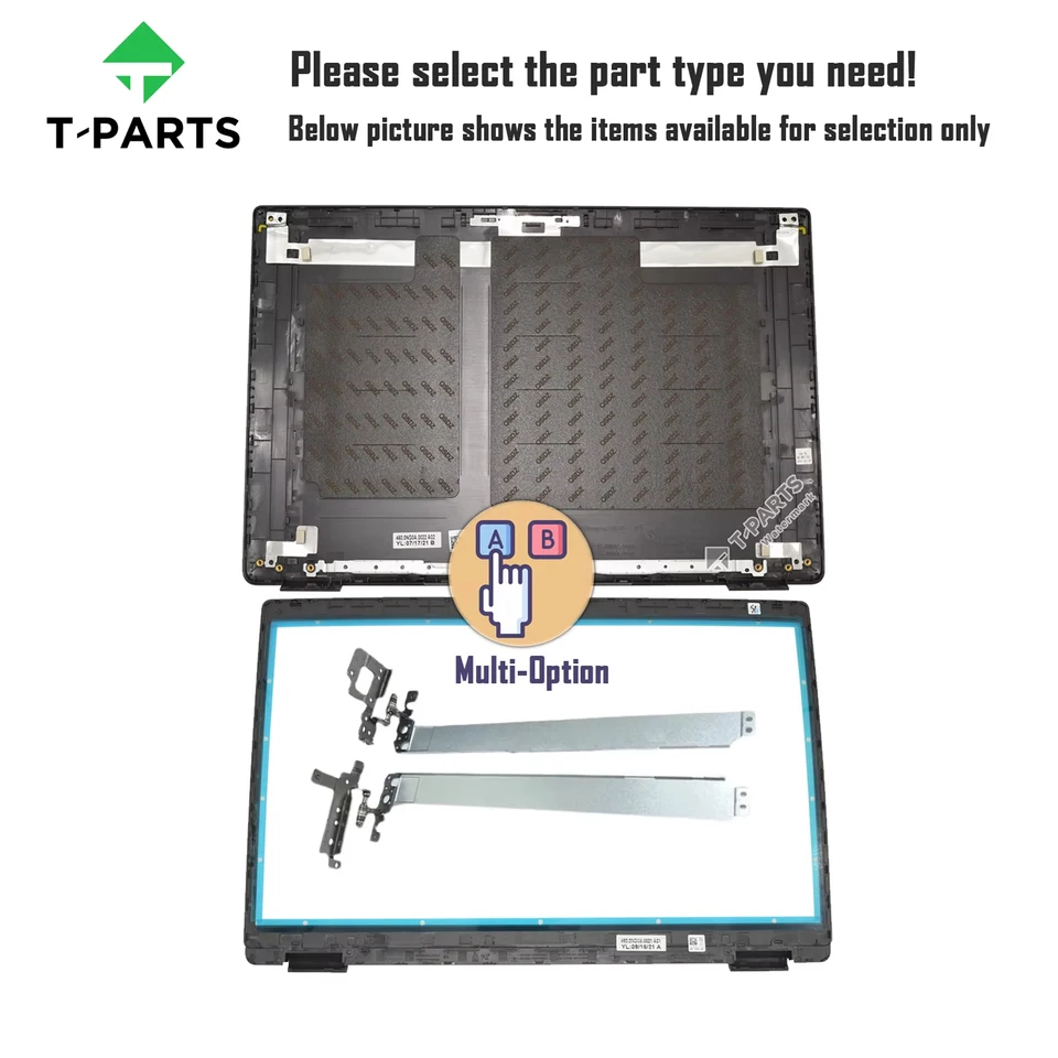 Computer Larts Replacement Laptop LCD Back Rear Top Lid Front