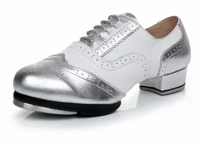 Dance Shoes Baroco Style Cowhide Vintage Tap for Adult Children Jazz Flamenco Dancing Size 26-46