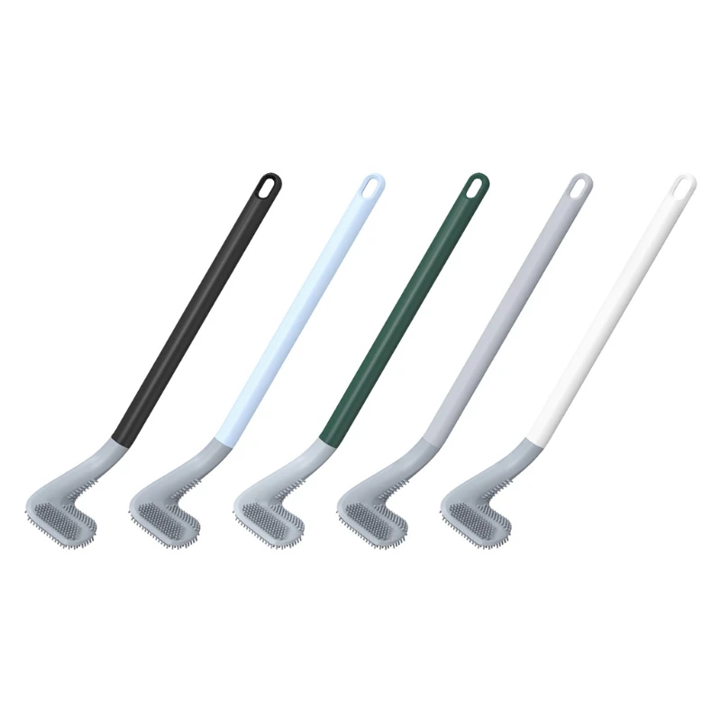 Deep-cleaning Wall Mounted Cleaning Brush with Long Handle Golf Toilet Brush without Dead Ends Fit Toilet Cleaning