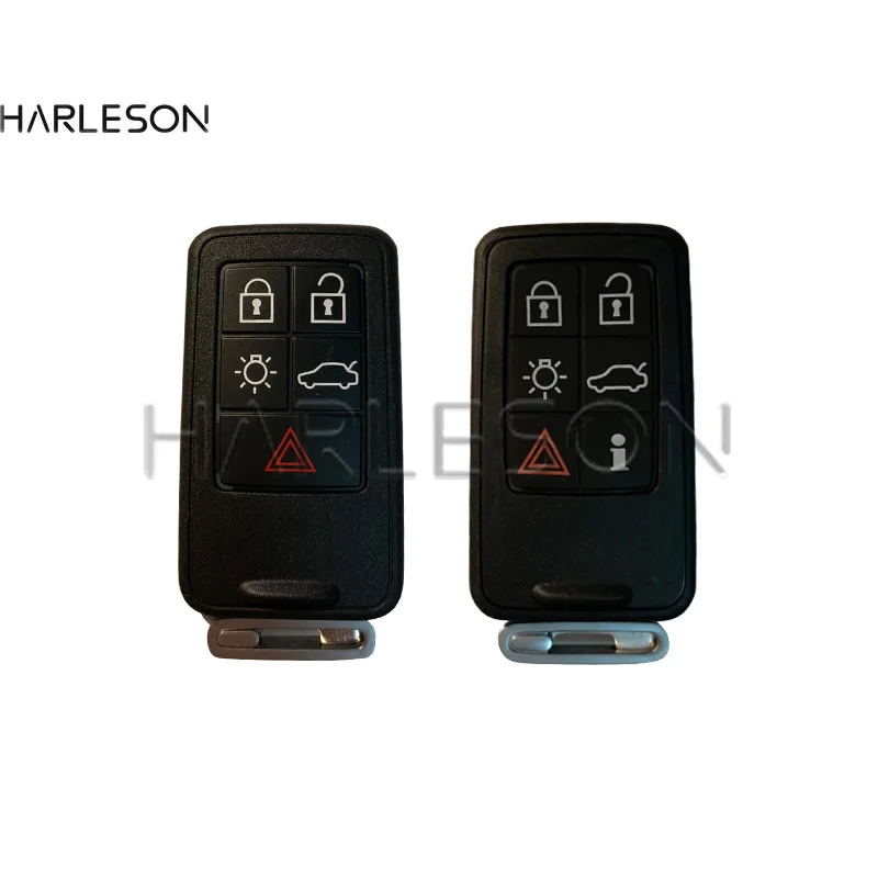 Car Key Shell 5/6 Buttons Smart Car Remote Key Shell for Volvo S60L/XC60/S80L/V60/V40