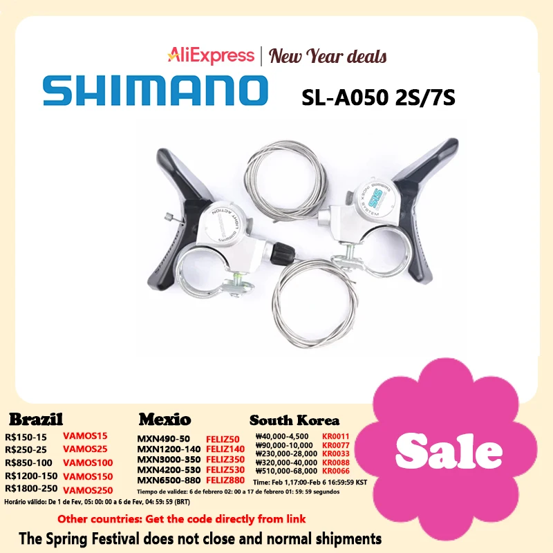 Shimano-TOURNEY-SL-A050-Left-Right-Side-A050-LB-A050-RA-Shifting-Handle ...