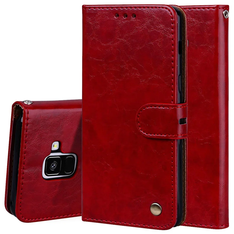 

Case For Samsung galaxy A8 2018 A530F Leather Flip Case for Samsung galaxy A8 Plus 2018 A730F Phone Case With Card Holder Cover