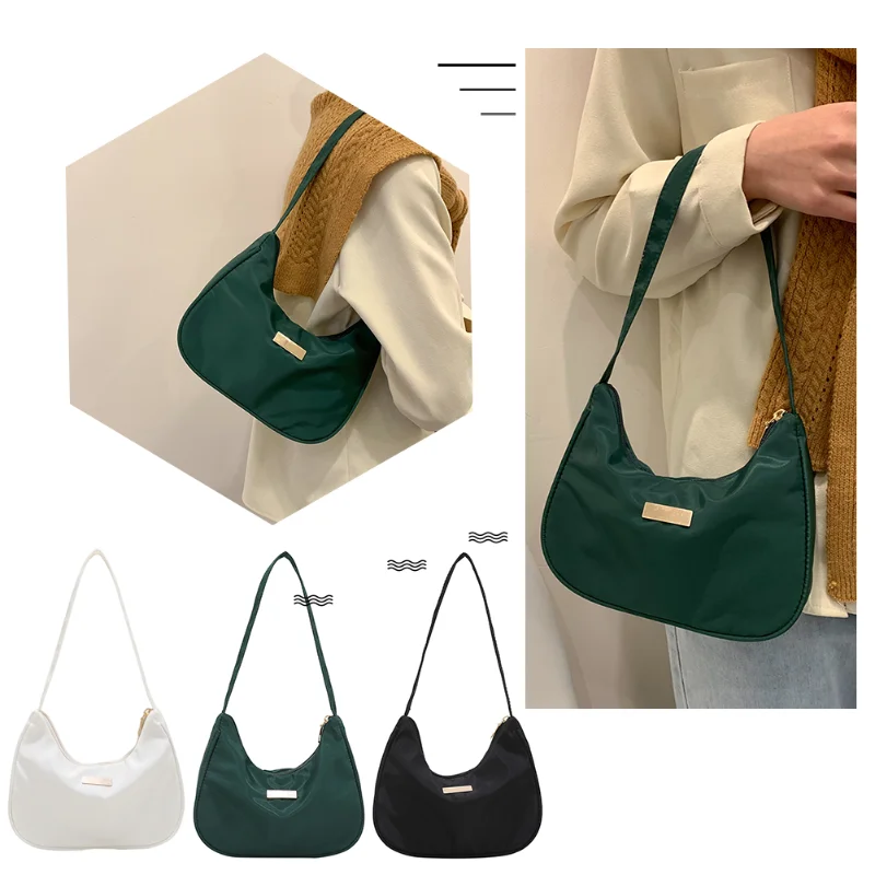 

Solid Color Chest Bag for Women Small Shoulder Bag Half Moon Designed Belt Bag Ladies Daily Street Hand Bag Clutch Fanny Packs