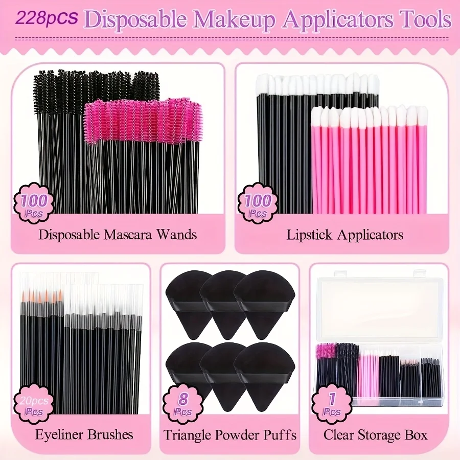 Makeup Brush Set with Storage Case for Beginners