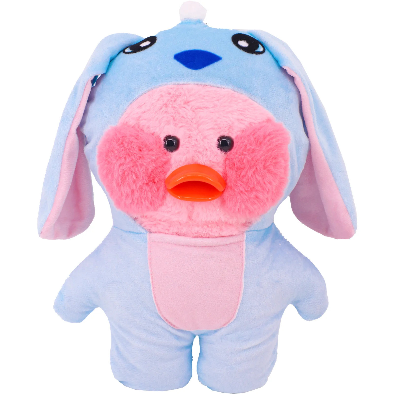 Kawaii Animal Clothing for 30Cm Yellow Duck Doll Clothes lalafanfan Accessories Plush Jumpsuit Panda/Elephant Shape Girl Gift doll clothes,plush toy accessories