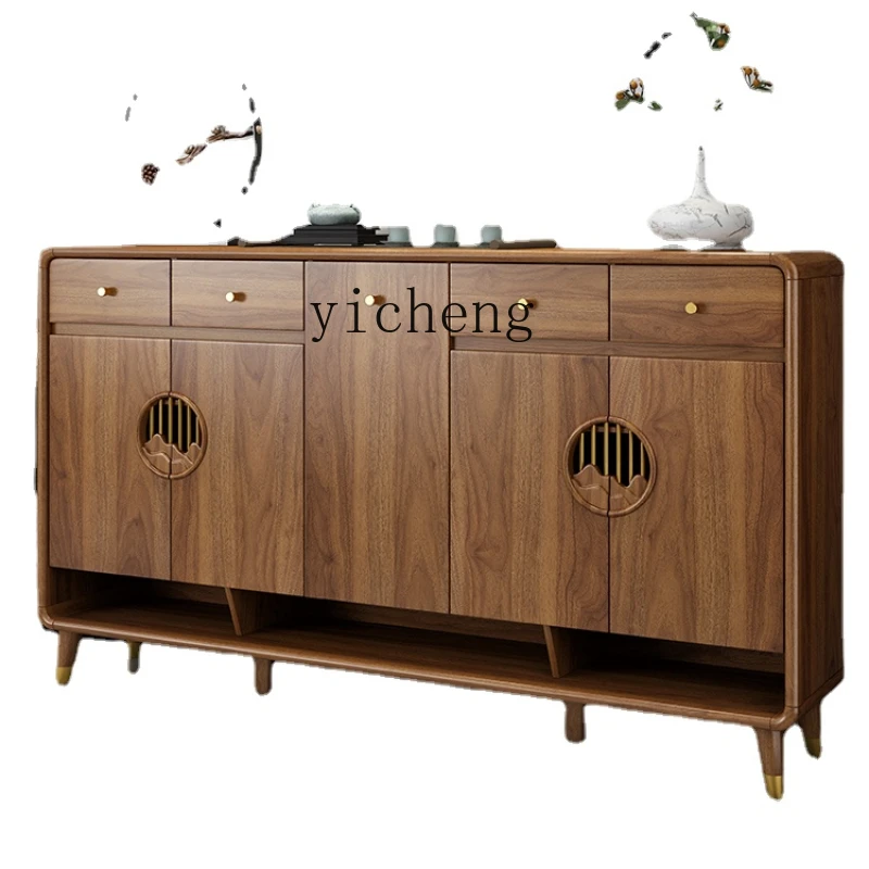 

Xl Solid Wood Frame Door Locker Entrance Integrated Wall Living Room Entrance Cabinet