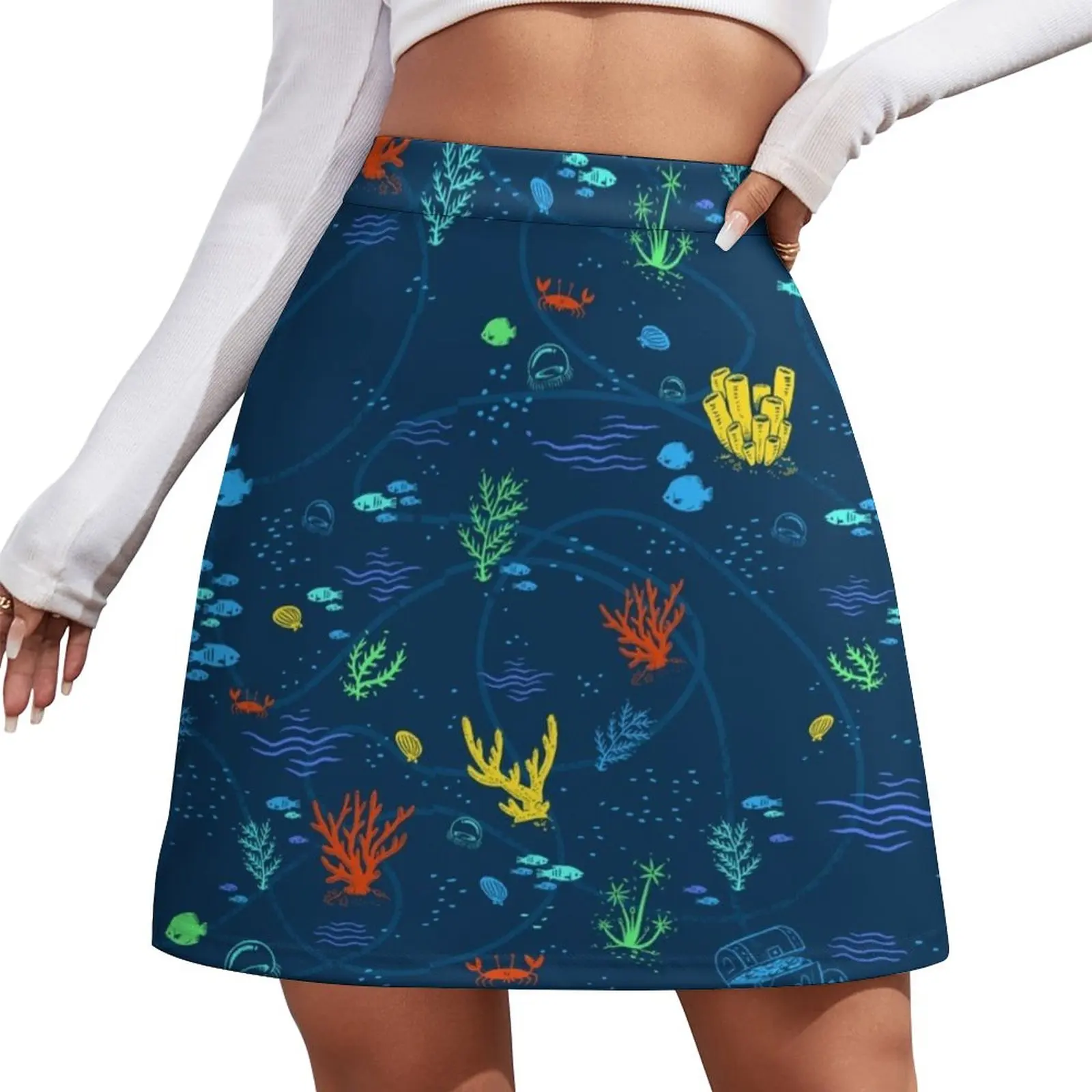 

Deep Sea Rainbow Mini Skirt girls skirt women's skirts trend 2024